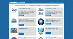 Desktop Screenshot of mavericksportstravel.com